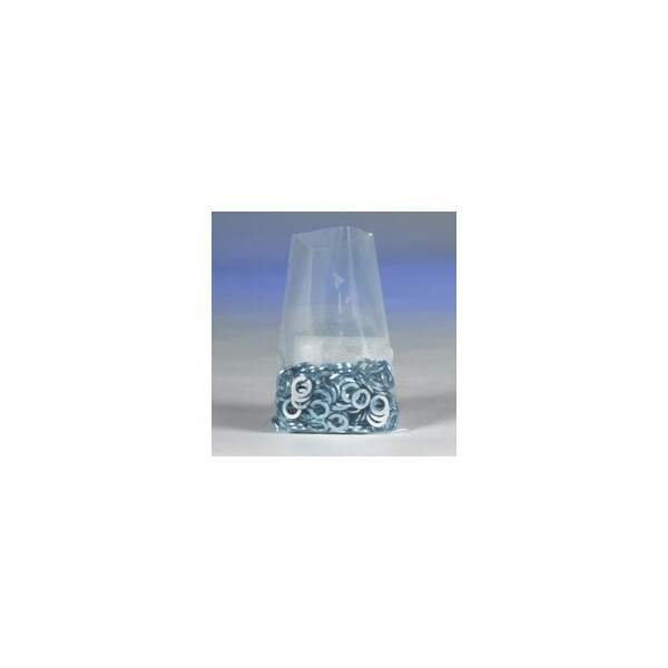 Bubblefast 250-15 x 36'' - 4 Mil Clear Flat Poly Bags, 250PK BFPB1248 - main