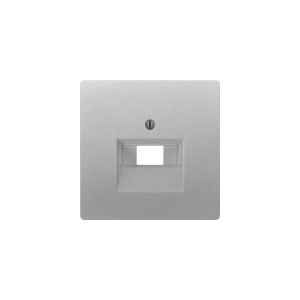 Siemens DELTA style, platinum metallic Cover plate UAE connection socket 68x 68 mm 5TG1394-1 - main