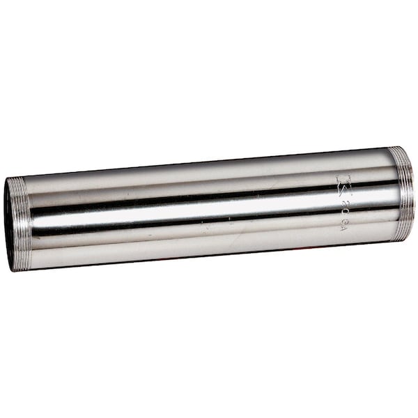 Keeney Mfg 1-1/4'' x 6'' Chrome Plated Threaded Tube 1120K - main