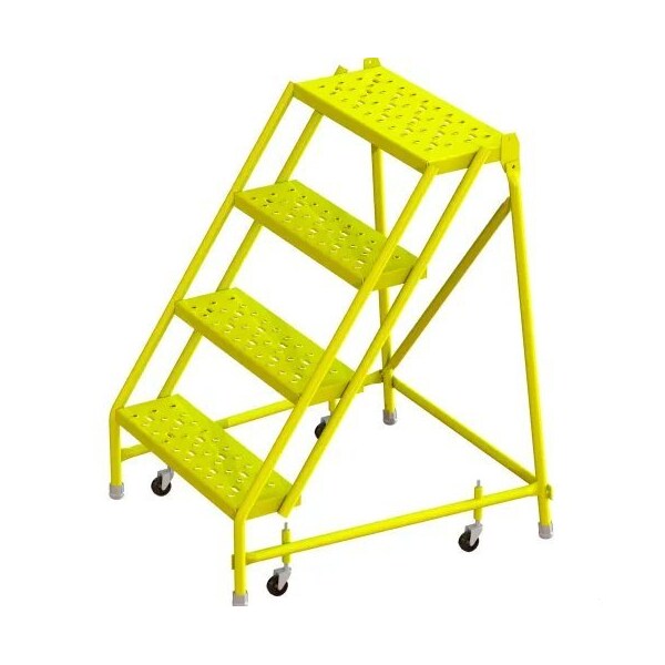 Tri-Arc Step4 Steel Rolling Ladder, W/24"Wx10"D KDSR004246-Y - main