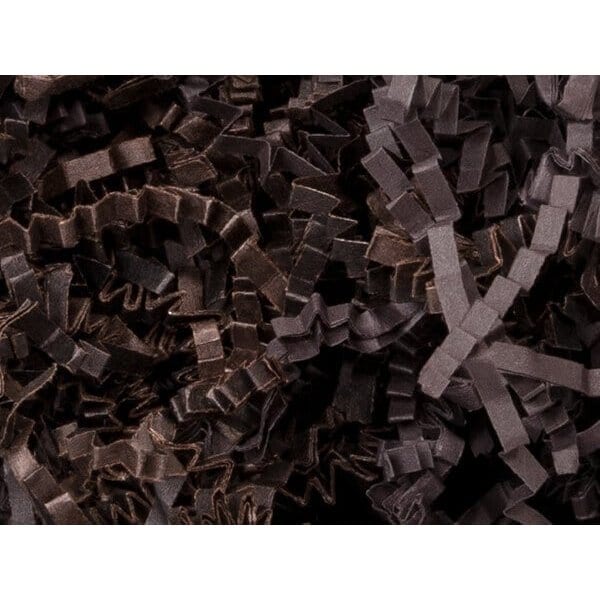Nashville Wraps Chocolate Crinkle Cut Shredded Paper, 8 oz Bag ZF08CH - main