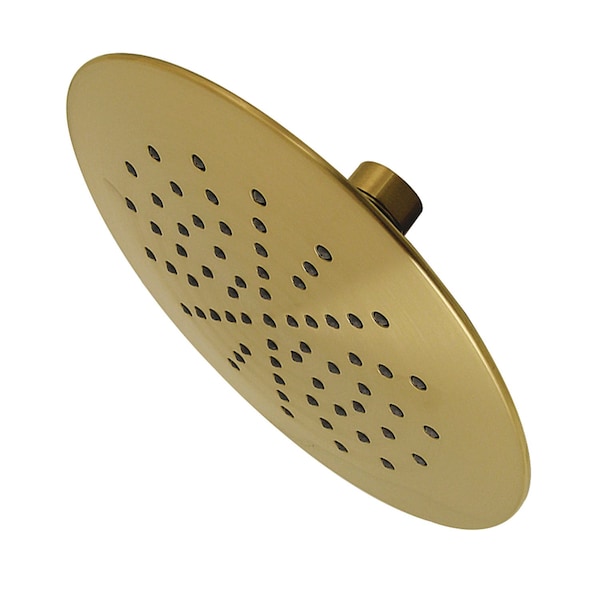 Kingston Brass 7" Round Raindrop ABS Shower Head, Brushed Brass KX677 - main