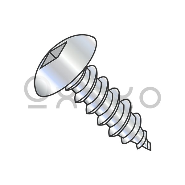 Oxoxo 6-18X3/8 Square Truss Self Tapping Screw Type A Fully Threaded Zinc and Bake, 5000PK 386928 - main