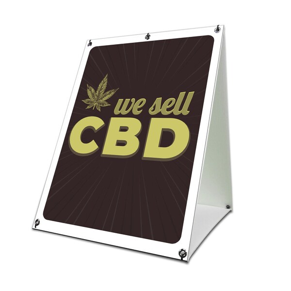 Signmission We Sell CDB, 36 Inch x 24 Inch A-frame Yard Sign, Coroplast Yard Sign SBC-2436-30433 - main