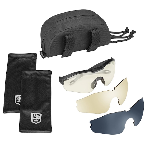 Bolle Safety MY6, Safety Glasses, Anti-Fog & Anti-Scratch, Not Applicable Lens, Black Frame, Half-Frame MY6EST72W - main