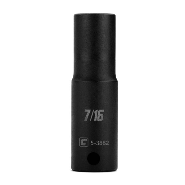 Capri Tools 7/16 in. Deep Impact Socket, 3/8-Inch Drive, 12-Point, SAE CP53882 - main