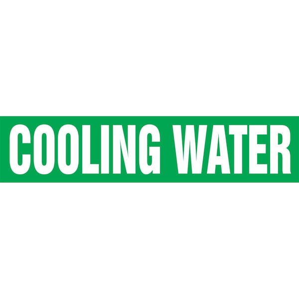 Accuform ASME ANSI PIPE MARKER COOLING RPK247SSH - main