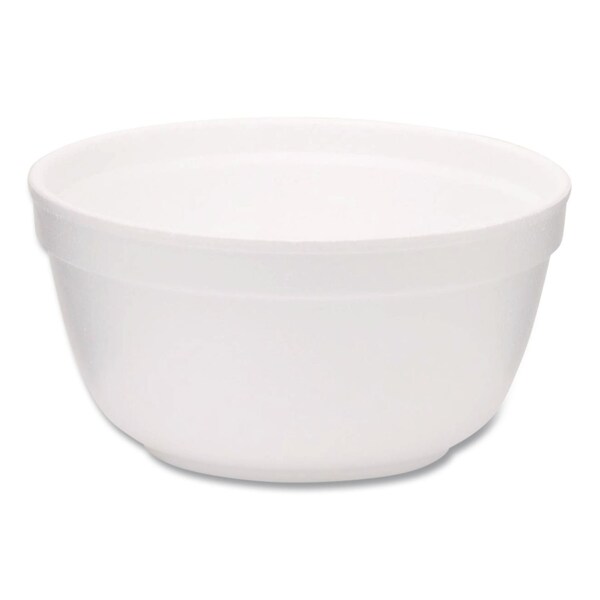 Wincup Foam Bowls, Squat Style, 12 oz, White, 1000PK 221992 - main