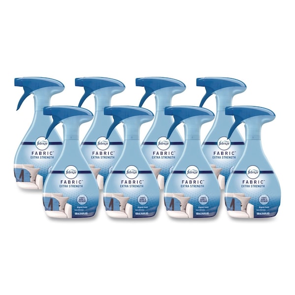 Febreze FABRIC Refresher/Odor Eliminator, Extra Strength, Original, 14.8 oz Spray Bottle, PK8 80363274 - main