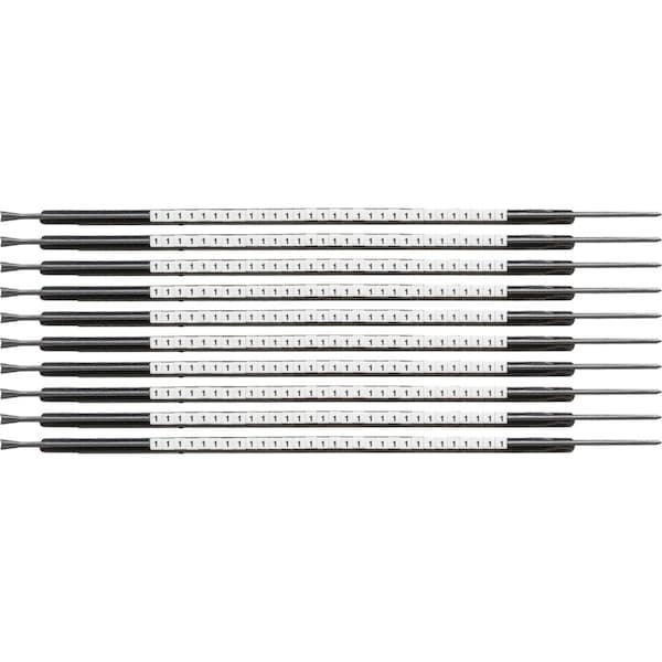 Brady ClipSleeve Wire Markers Size 05 Nylon 22 AWG - 20 AWG, 1 Pack of 300 Each, 300PK SCN05-1 - main