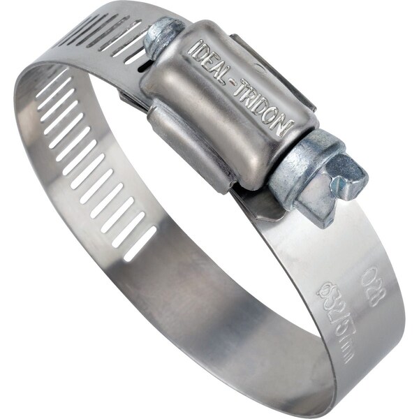 Ideal Tridon Ideal 1-1/4'' - 2-1/4'' 57 SS Hose Clamp with Zinc-Plated Carbon Steel Screw 5728053 - main
