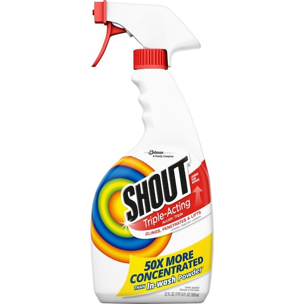 Sc Johnson Laundry Stain Remover, Trigger Spray, Concentrated, 22oz, CL 356160 - main