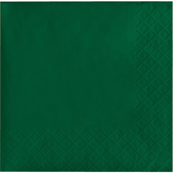 Touch Of Color Hunter Green Beverage Napkins 3 ply, 5"x5", 500PK 573124B - main