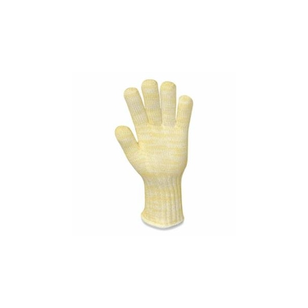 Wells Lamont 2610 Kevlar/Nomex Seamless Gloves, Cotton, Yellow/White, X-Large, 12PK 815-2610XL - main