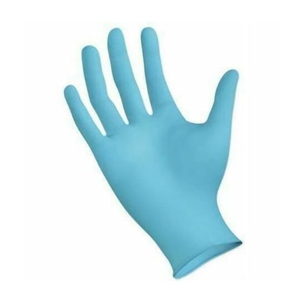Boardwalk 380 Series, Disposable Gloves, 4 mil Palm, Nitrile, Powder-Free, XL, 1000 PK, Blue 380XLCTA - main