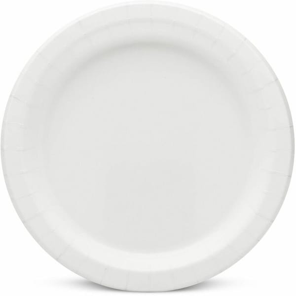 Ajm Packaging Plate, Ppr, Claycoat, 8.75", We 4PK AJMCP9AJCWWH1CT - main