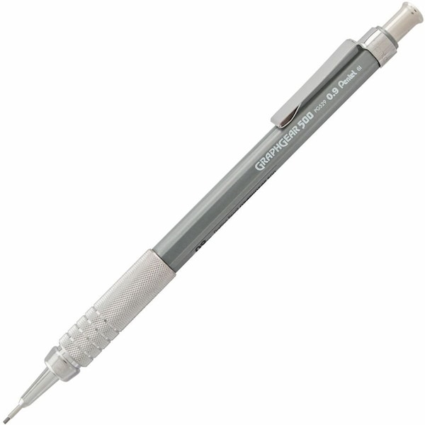 Pentel Of America PG529N GraphGear 500 Mechanical Drafting Pencil .9mm Gray PG529N - main
