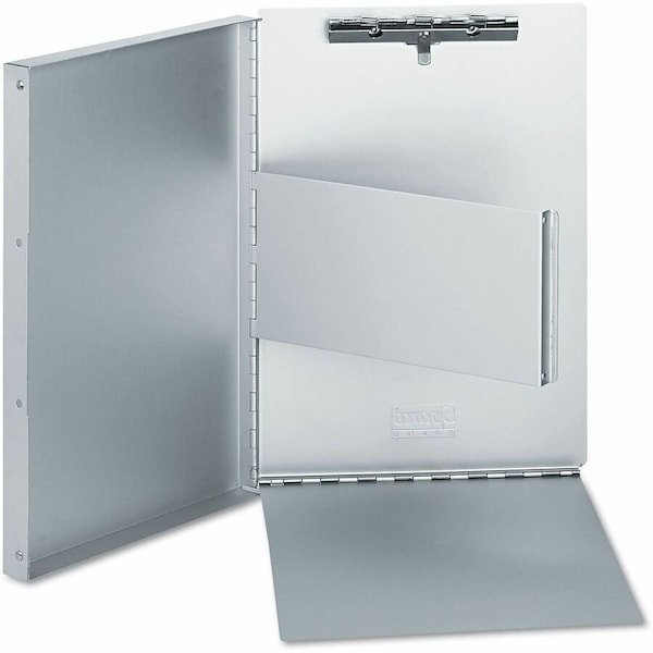 Universal One Aluminum Document Box, 2/5" Capacity, Holds 8-1/2w x 11h, Silver UNV40300*** - main