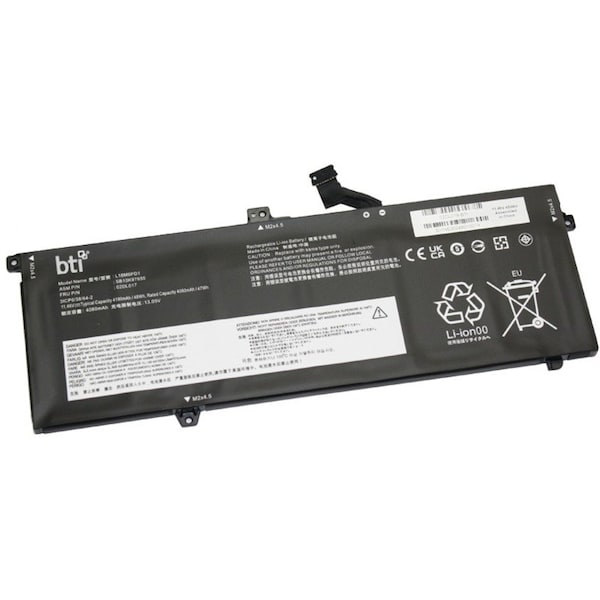 Battery Technology BTI Battery - For Notebook - Battery Rechargeable - 4210 mAh - 48 Wh - 11.4 V 02DL019-BTI - main