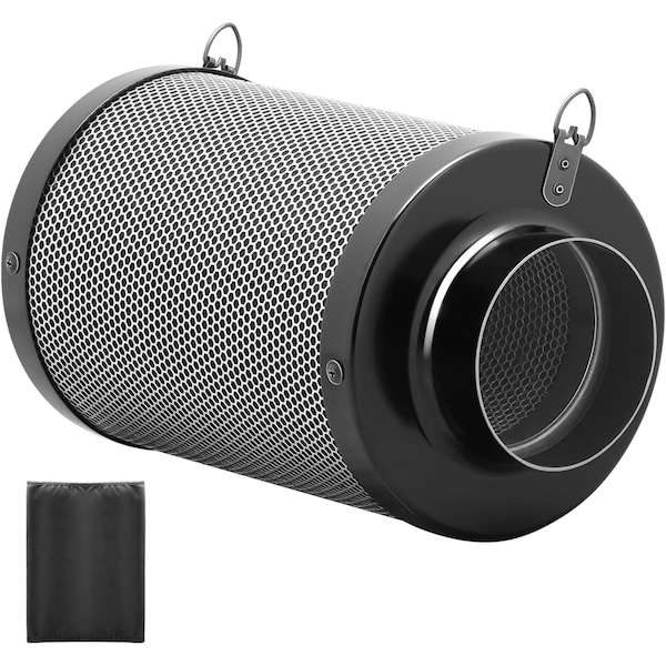 Ipower HealSmart 4 Inch Air Carbon Filter 4in Premium Australian Virgin Charcoal Smelliness Control, Fit w GLFILT4MHOOKBLK - main
