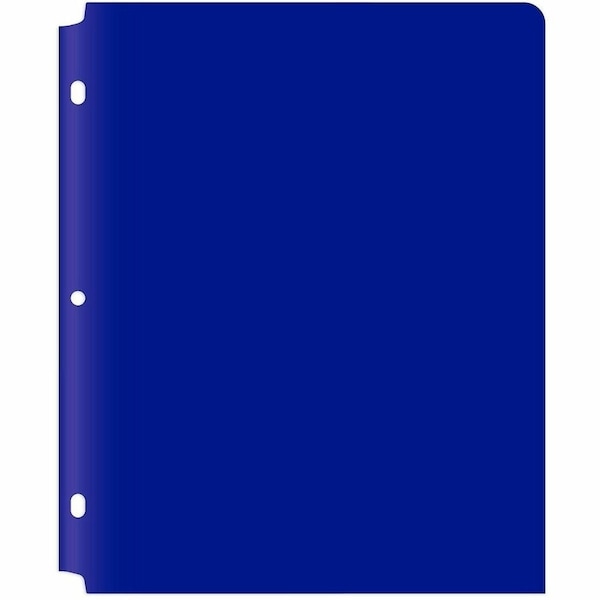 C-Line Products 32935 Two-Pocket Heavyweight Poly Portfolio Folder; Blue - Box - 25 32935 - main