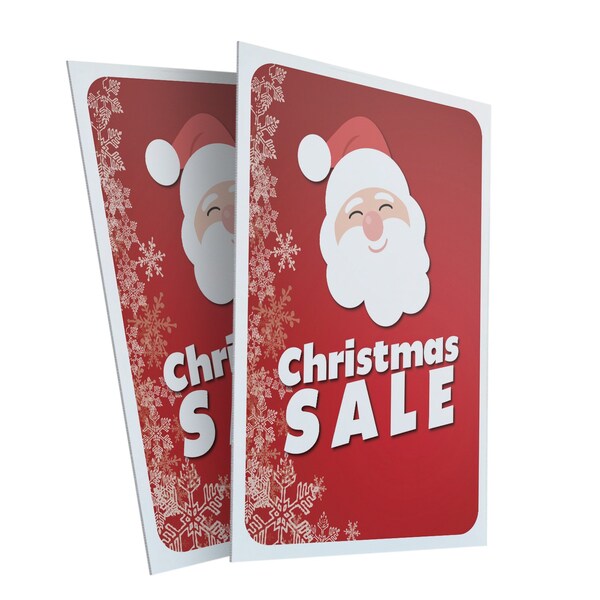 Signmission Christmas Sale, Plastic Signs Only 24 Inch x 36 Inch, Corrugated Plastic, 2PK CSB-2436-2PACK-30362 - main