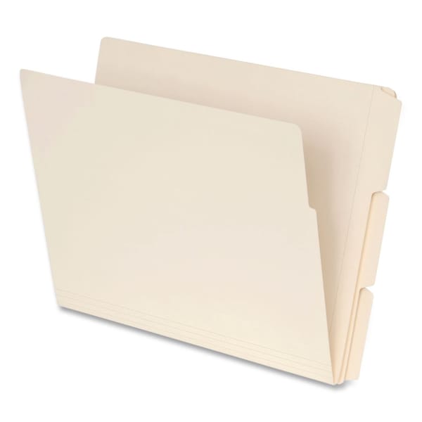 Pendaflex End Tab Expansion Folders, 1/3-Cut Tabs: Assorted, Letter Size, 0.75" Expansion, Manila, 100PK 1007003 - main