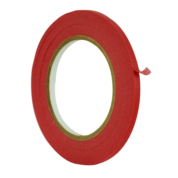 Wod Tape MTC5 Multipurpose Masking Tape 3/8 in. x 60 yds. Red, 128PK WOD MTC5-00375-128-60-RED - main