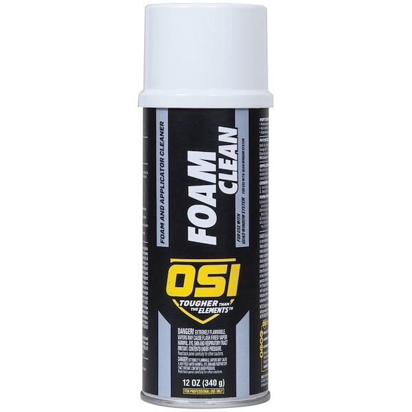 Osi TeQ 2049536 Foam Clean Foam/Applicator Cleaner, Liquid, Strong Solvent, 12 oz 2874891 - main