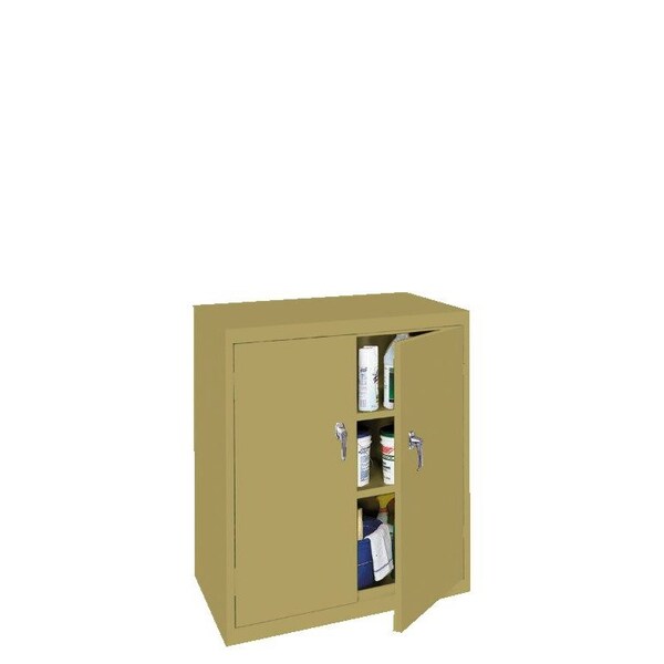Steel Cabinets Usa Counter Height Storage Cabinet, 42 in H, 36 in W, Tropic Sand ABL-364-TS - main