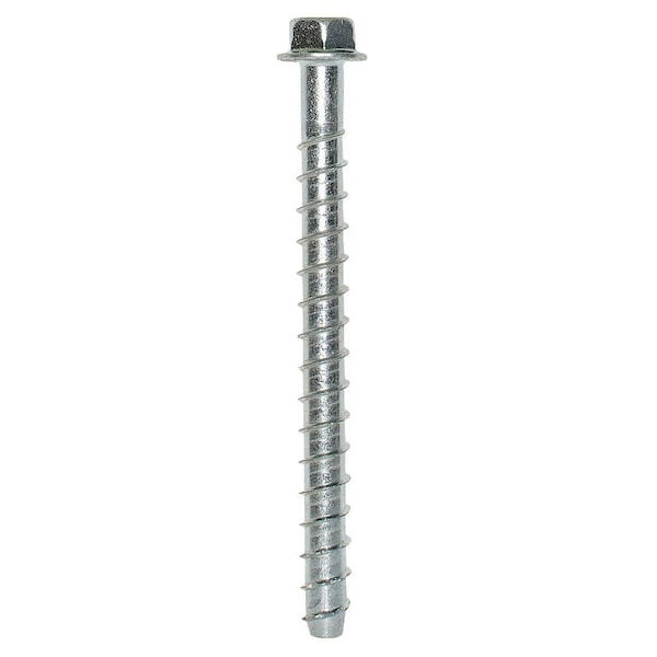 Simpson Strong-Tie Titen HD Heavy-Duty Screw Anchor, 3/8 in Dia, 5 in L, Carbon Steel, Zinc THD37500HF1 - main