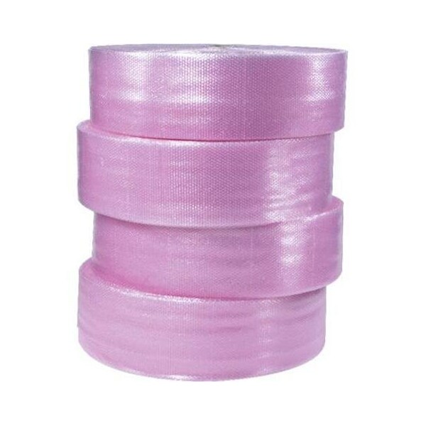 Partners Brand Anti-Static Air Bubble Rolls, 3/16" x 48" x 750', Pink, 1/Each BW31648AS - main