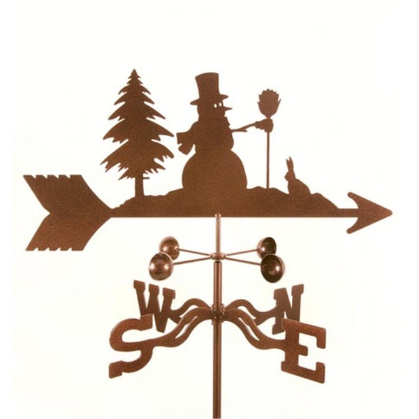 Ez Vane Snowman Weathervane with Four Sided Mount EZ1807-4S - main