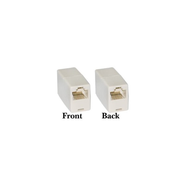 Cable Wholesale RJ45, 8P8C, Straight Telephone Inline Coupler MC-8P8C-ST - main