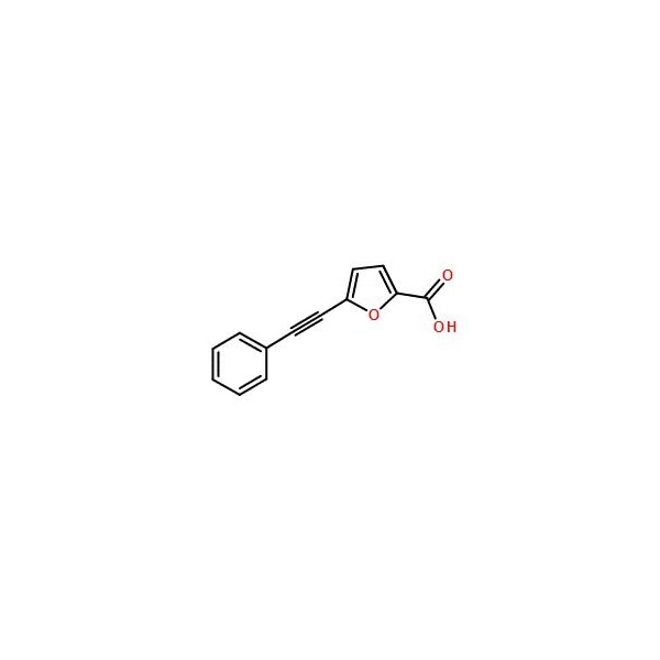 Ak Scientific 5-(2-Phenyleth-1-ynyl)-2-furoic acid (100mg), CAS 130423-83-5 Y7385-100mg - main