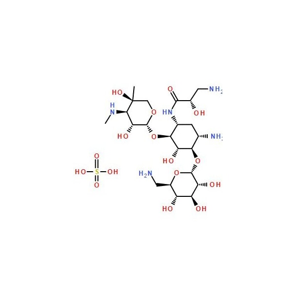 Ak Scientific Isepamicin sulfate (100mg), CAS 67814-76-0 Q819-100mg - main