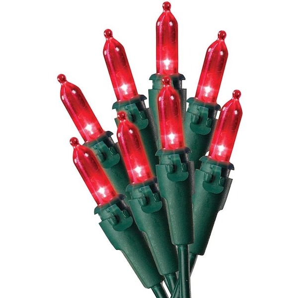 Ledvance/ Sylvania W11L1258 Light Set, Christmas, 120 V, 48 W, LED Lamp, Red Lamp, 25,000 hr Average Life V40843-33 - main