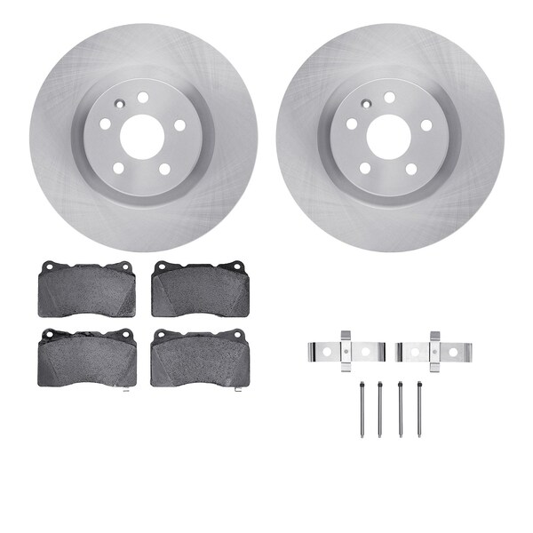 Dynamic Friction Co DFC Brake Rotor with 5000 Brake Pads and Hardware Kit 6512-45127 - main