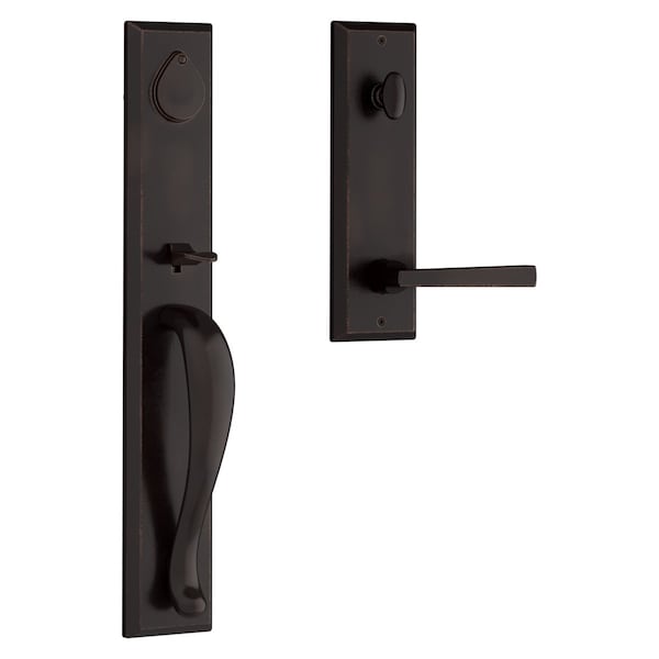 Baldwin Residential Handlesets Emergency Egress Reversible Dark Bronze EELONXTAPSBE481 - main