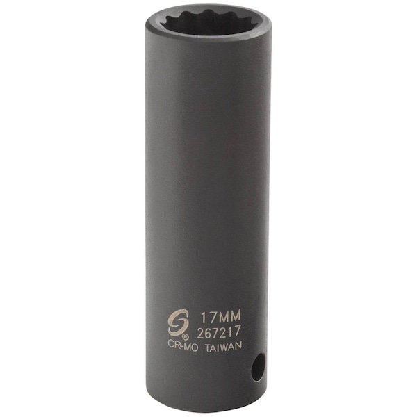 Sunex 1/2 in Drive 17Mm 12-Point Deep Impact Socket 267217 - main