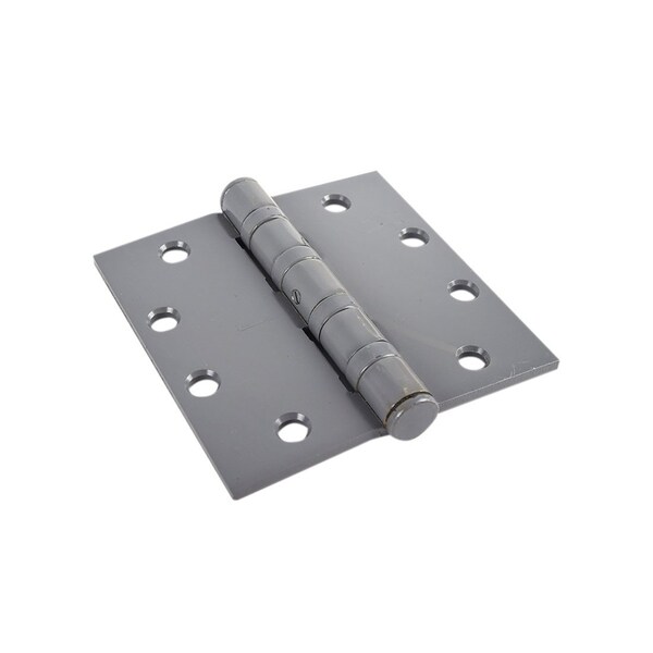 Stanley Security Architectural Hinge, Steel, Full Mortise, Heavy Weight, 4-1/2in x 4-1/2in, Square Corner, Primed FBB168 4-1/2X4-1/2 P - main