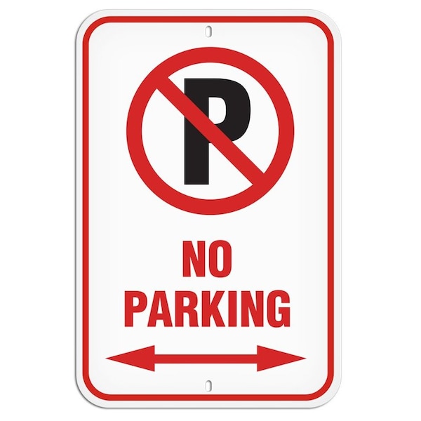 Primeguard No Parking, Aarow, 12'' x 18'' PSS1017R - main