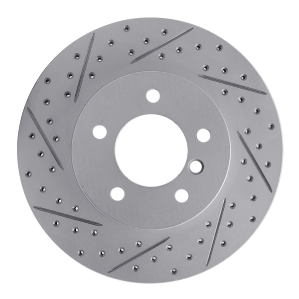 Dynamic Friction Co DFC Geoperformance Rotor - Drilled and Slotted 830-31046R - main