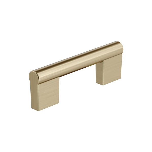 Amerock Versa 3 inch (76mm) Center-to-Center Golden Champagne Cabinet Pull, 25PK 25VMP55530BBZ - main