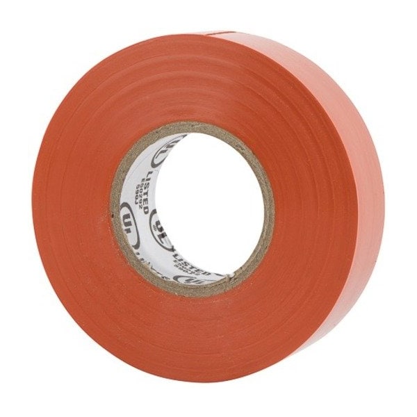 Warriorwrap Electrical Tape, Vinyl, 7 mil, Orange WW-716-OR - main
