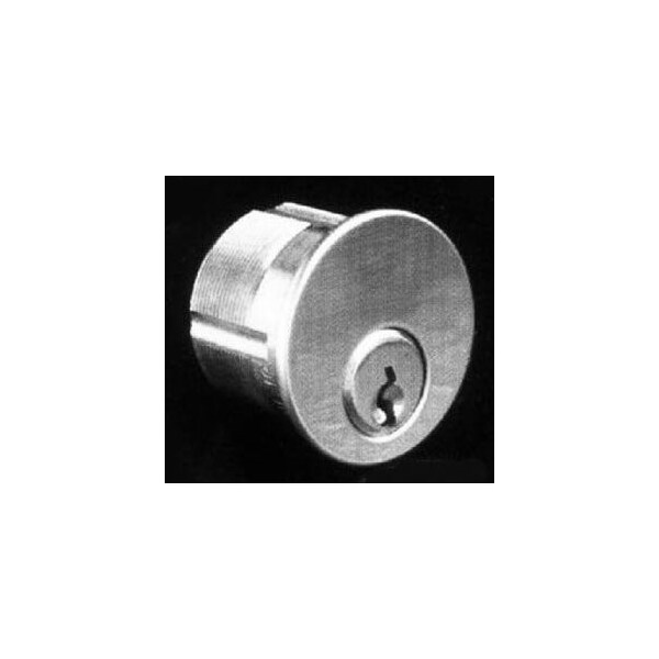 Kaba Ilco 1 1/8 in. SARGENT RA THRU RN KEYWAY, MORTISE CYLINDER, STANDARD CAM, SATIN CHROME FINISH 7185GC 26D KA2 - main