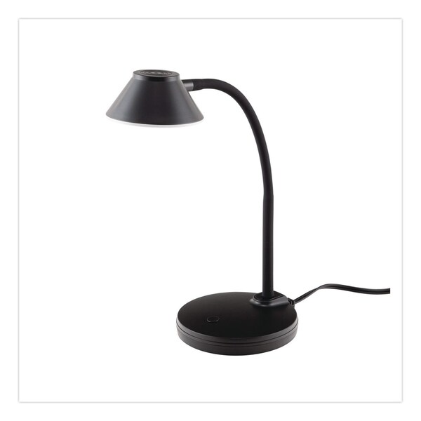 V-Light LED Gooseneck Desk Lamp, 13" High, Black VL0146P - main