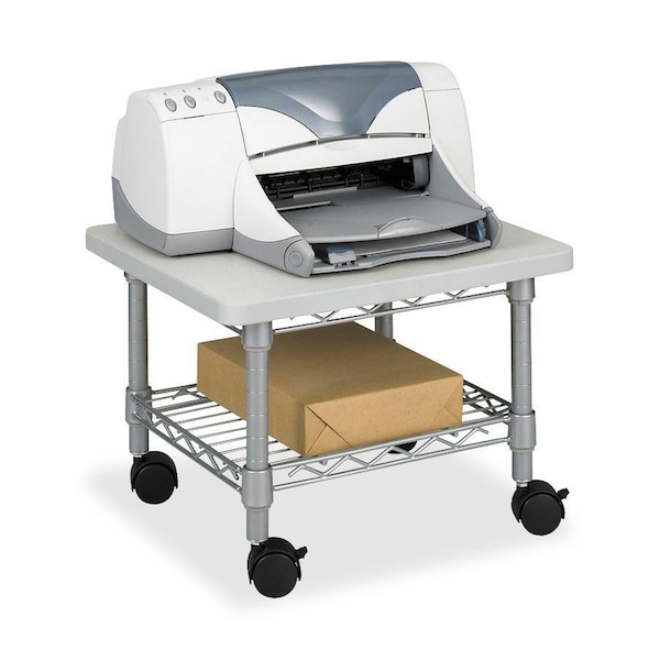 Safco Underdesk Printer/Fax Stand, Gray 5206GR - main