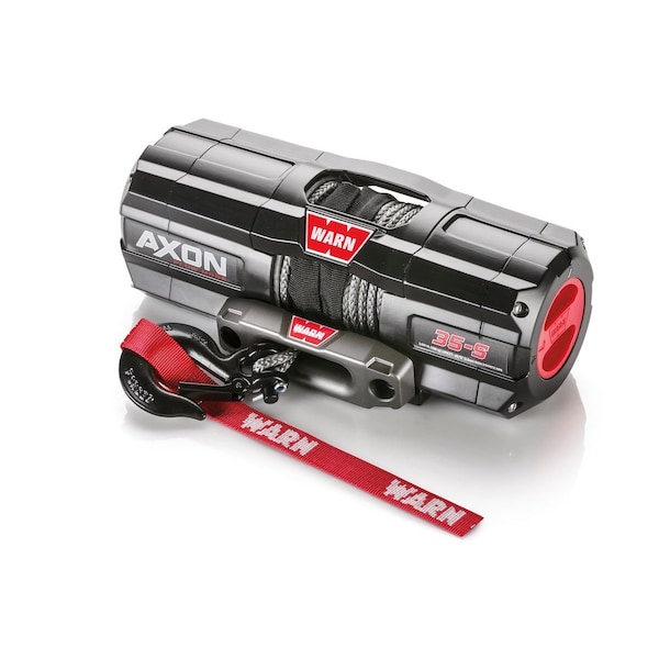 Warn Vehicle Mounted Recovery Winch 12 Volt Electric 3500 Lb Capacity Spydura Synthetic Rope 110230 - main