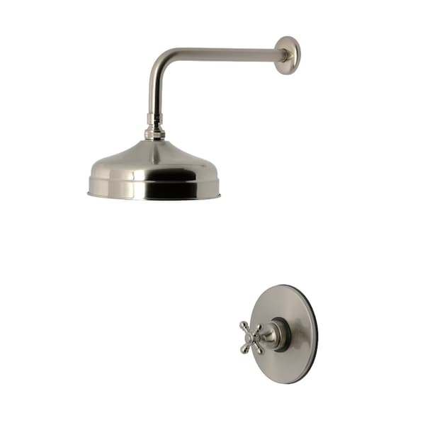 Kingston Brass Single-Handle Pressure Balanced Shower Faucet, Brushed Nickel KB6338BXSO - main